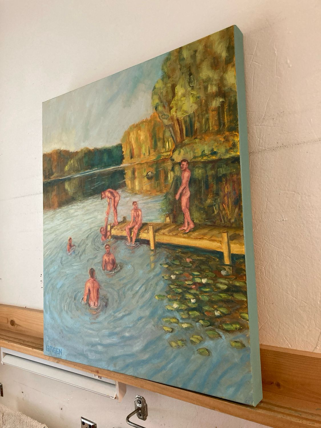 "Evening Swim"