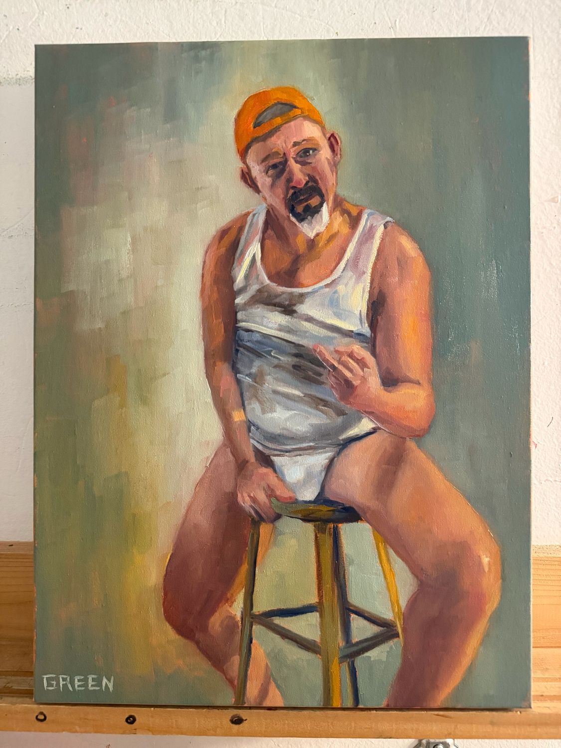 “Trashy Artist” A Self Portrait