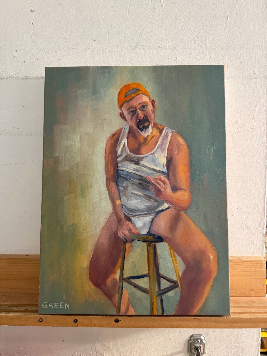 “Trashy Artist” A Self Portrait