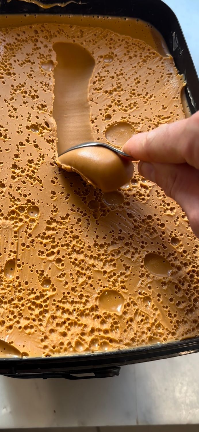 Salted caramel cremeux ( without eggs) (FR/EN)