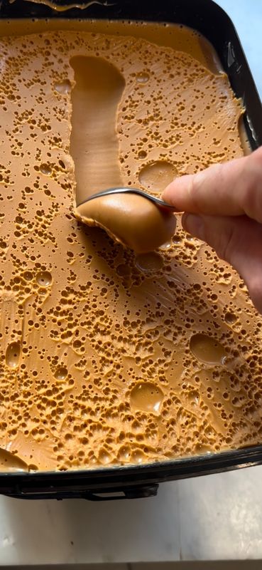 Salted caramel cremeux ( without eggs) (FR/EN)