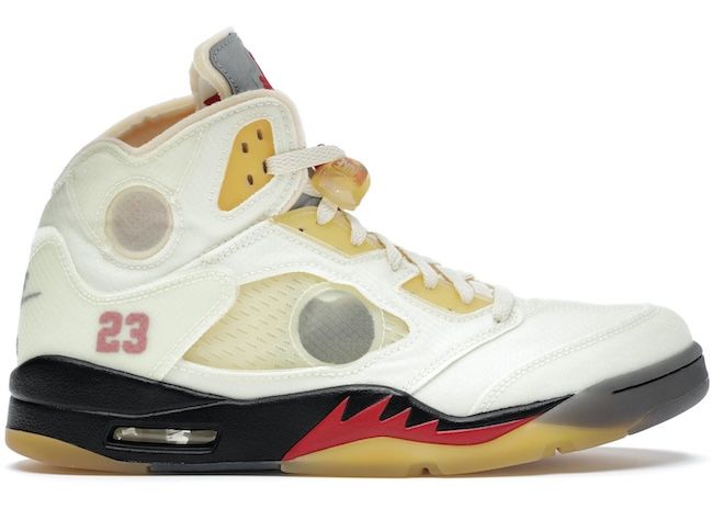 Jordan 5 Retro Off-White Sail - 2, Size: 9