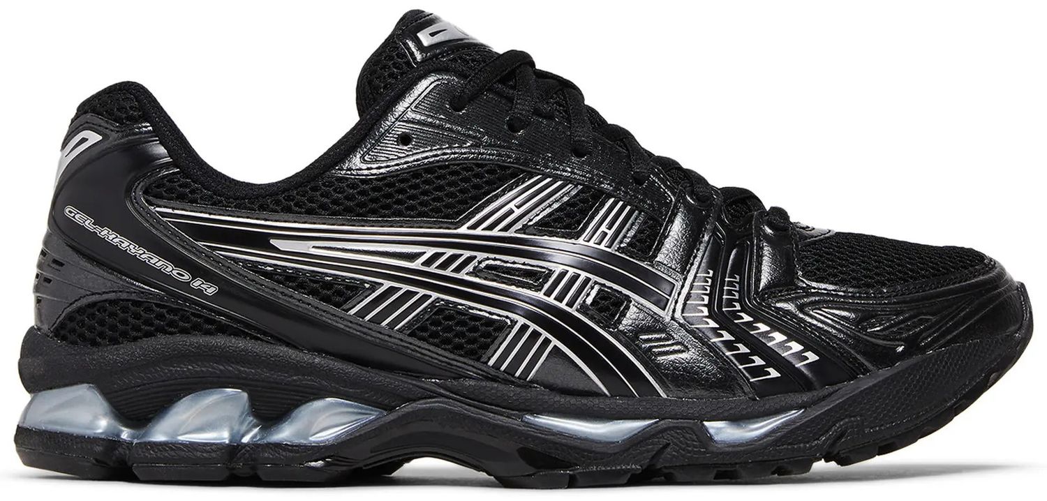 ASICS Gel-Kayano 14 Black Pure Silver, Size: 9.5