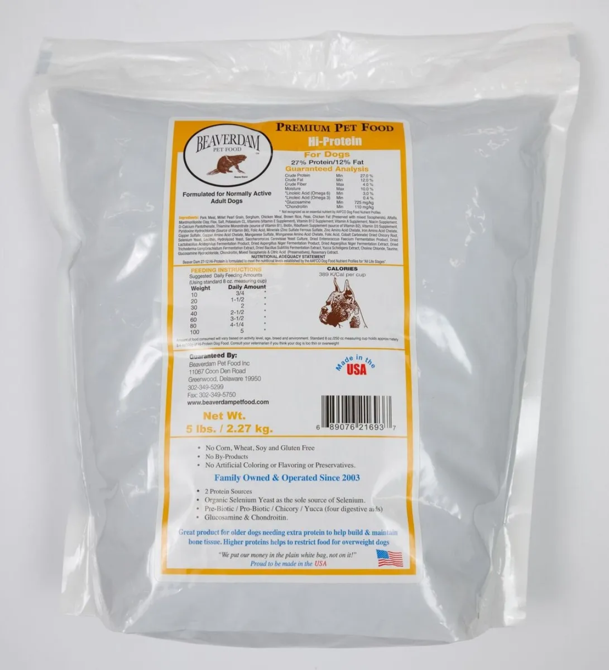 Black Label Beaverdam™ – SKIPPER'S CHOICE 21/12 MAINTENANCE Dog