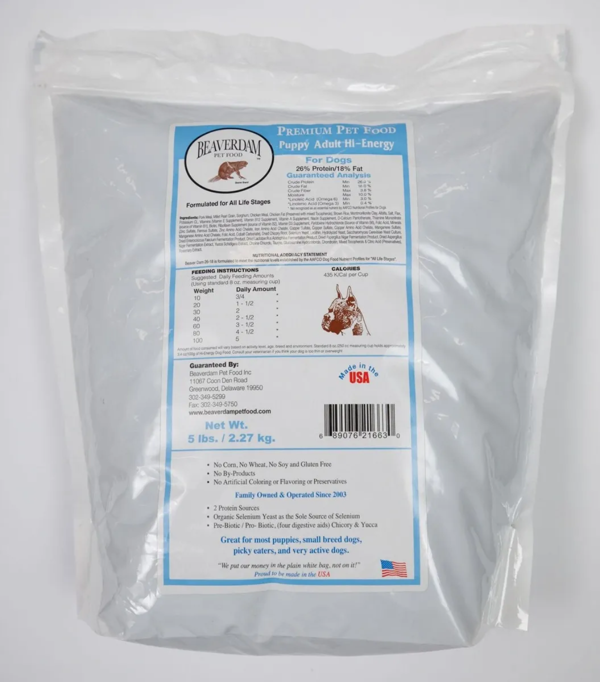 Black Label Beaverdam™ – SKIPPER'S CHOICE 21/12 MAINTENANCE Dog