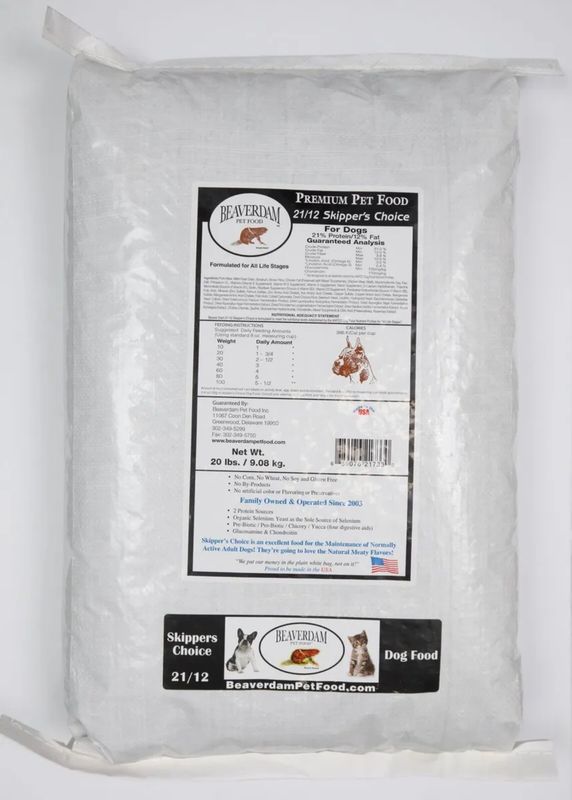 Black Label Beaverdam™ – SKIPPER’S CHOICE 21/12 MAINTENANCE Dog Food 20 lb.