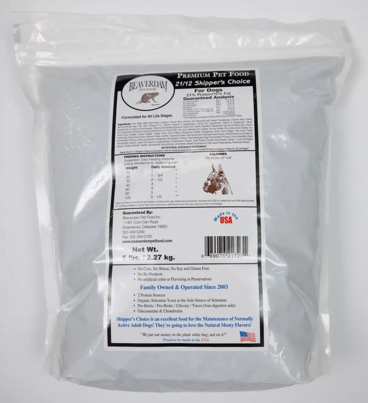 Black Label Beaverdam™ – SKIPPER’S CHOICE 21/12 MAINTENANCE Dog Food 5 lb.