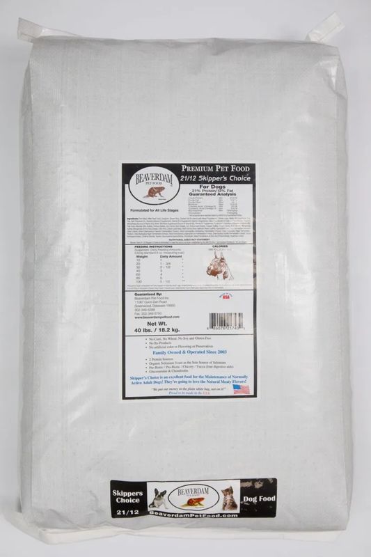 Black Label Beaverdam™ – SKIPPER’S CHOICE 21/12 MAINTENANCE Dog Food 40 lb.