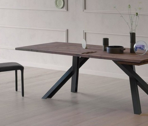 Design Esstisch TWINS aus Massivholz