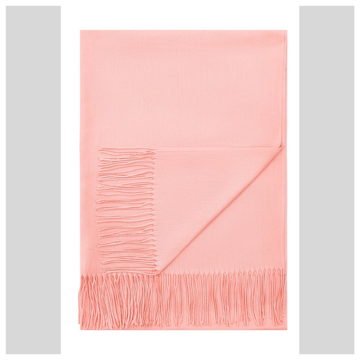 Baby Pink Soft Touch Plain Scarf