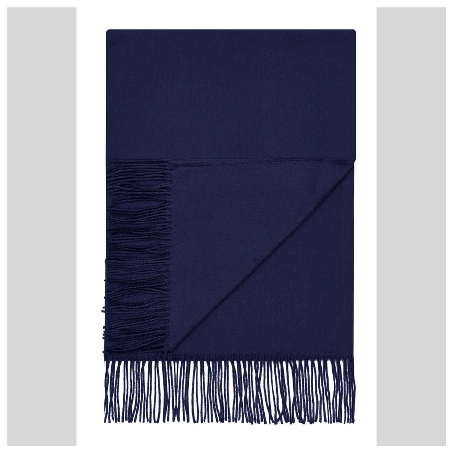 Navy Soft Touch Plain Scarf