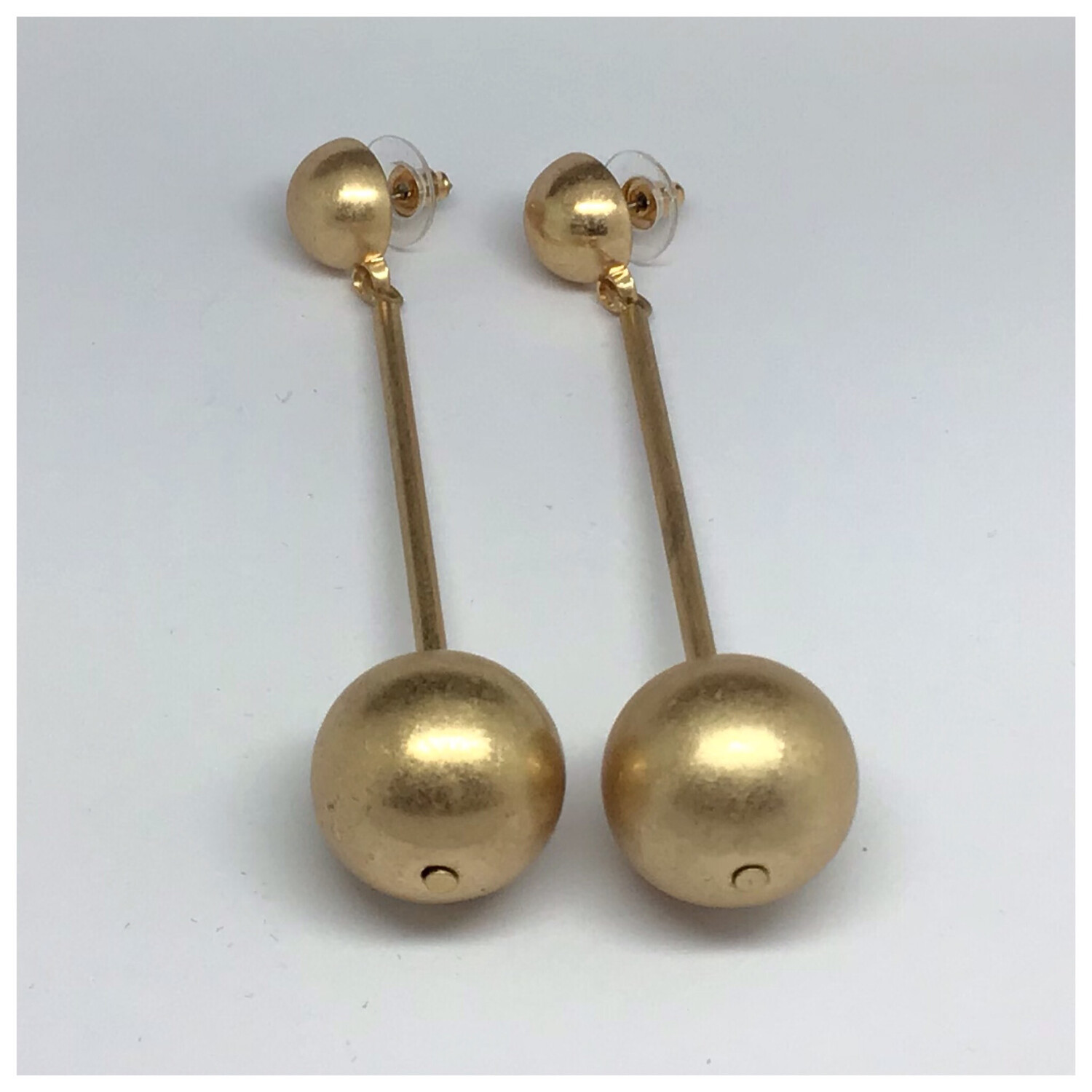 Large Ball Drop Earrings