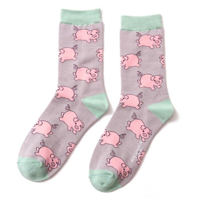 Piglet Bamboo Socks