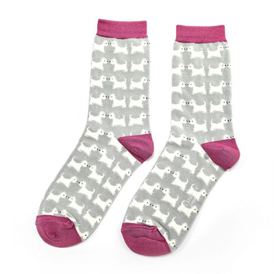Scottie Dog Bamboo Socks