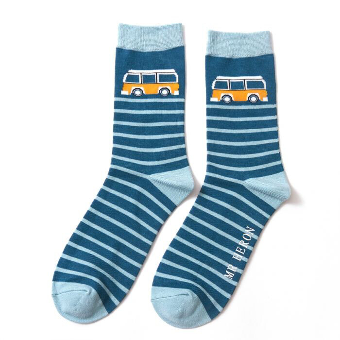 Camper Stripe Bamboo Socks