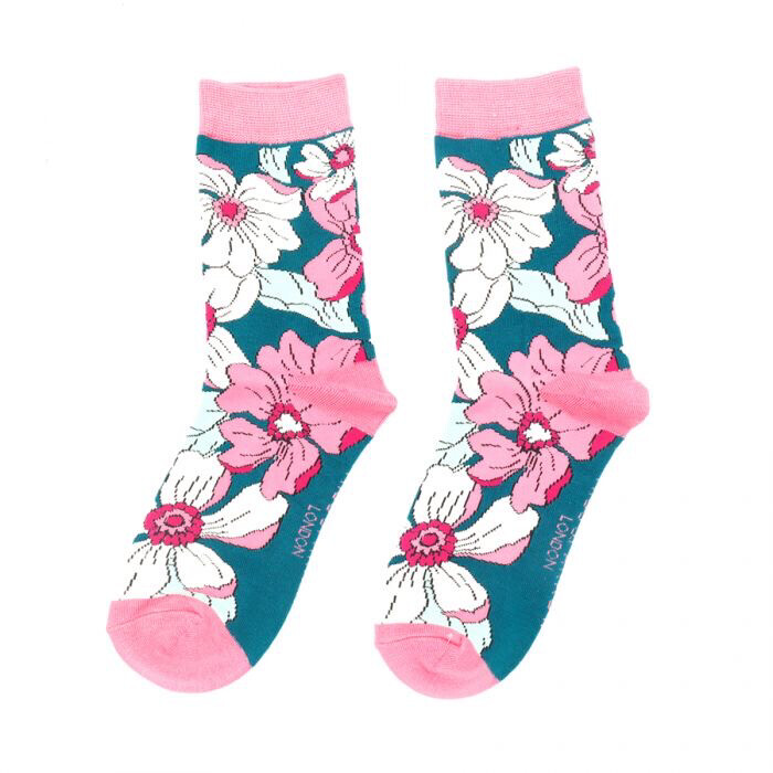 Flower Power Bamboo Socks