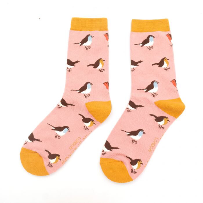 Multi Robin Bamboo Socks