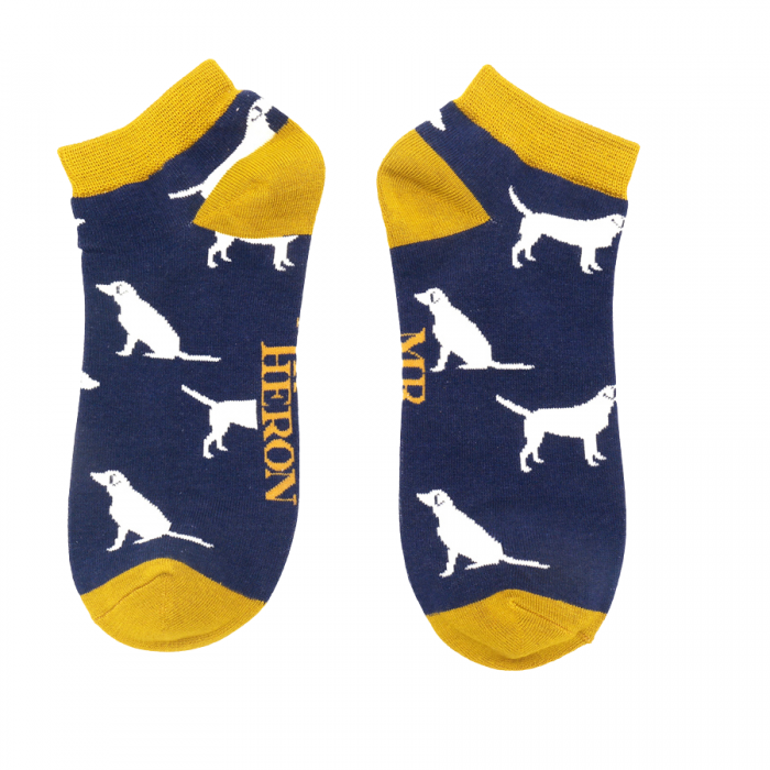 Labrador Bamboo Trainer Socks