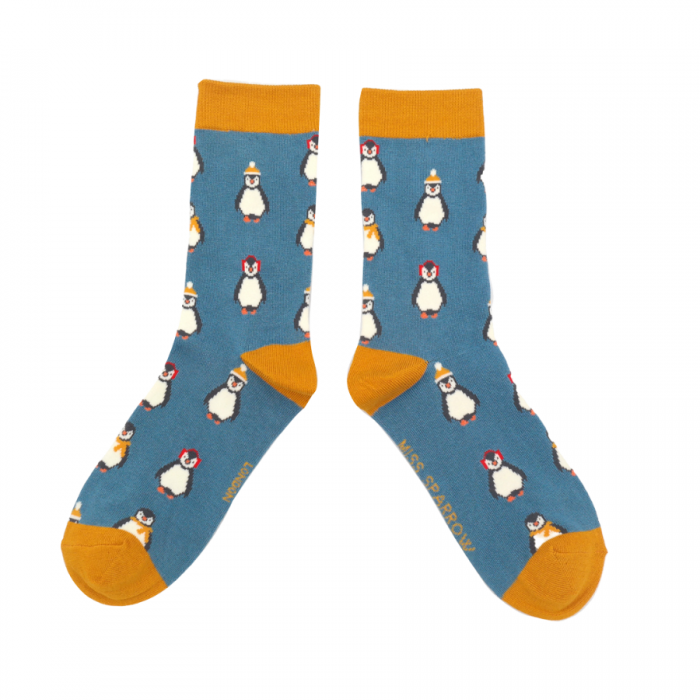 Baby Penguin Bamboo Socks