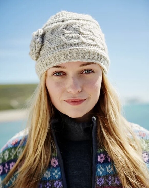Chamonix Flower Beanie