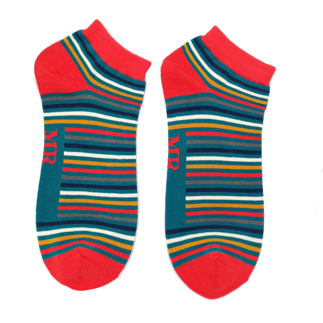 Vibrant Bamboo Trainer Socks