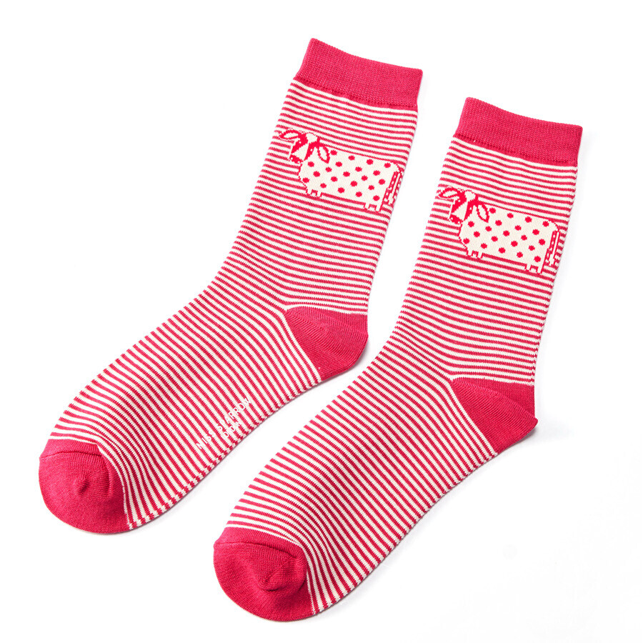 Cute Cow Bamboo Socks