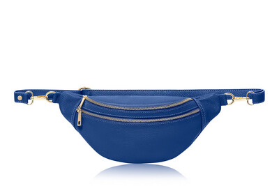 Royal Blue Leather “Bum Bag”