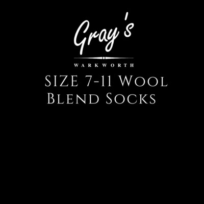 Size 7-11 Wool Blend Socks