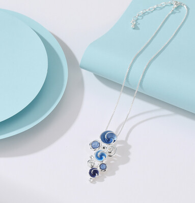 Blue Swirl Pendant