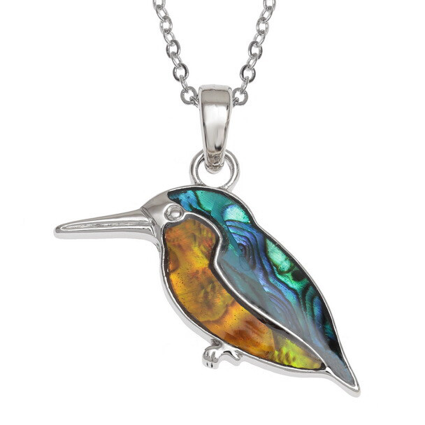 Kingfisher Paua Shell Necklac Kingfisher Paua Shell Necklac