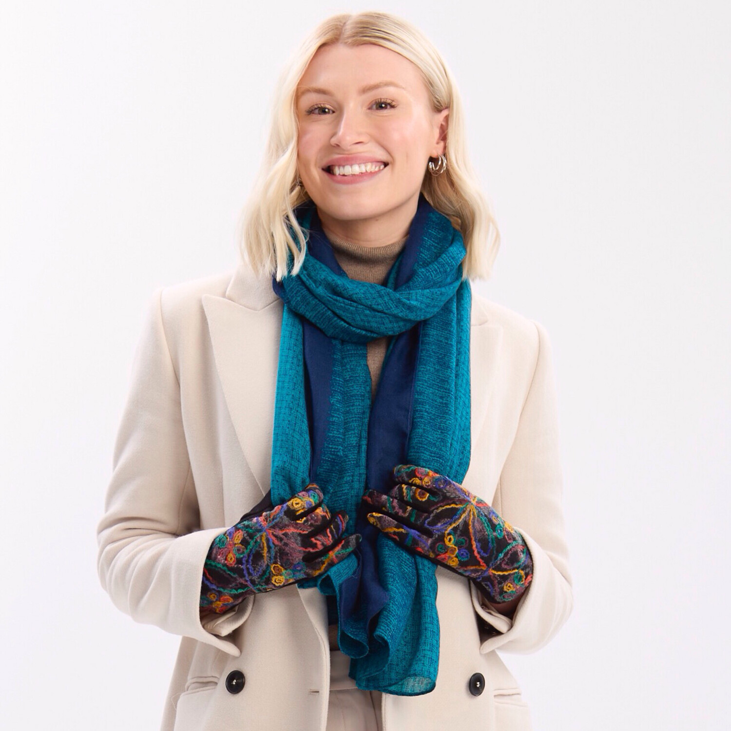 Embroidery Gloves - Multi