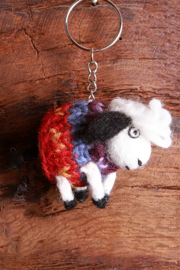Hand Felted Tank Top Tim Keyring