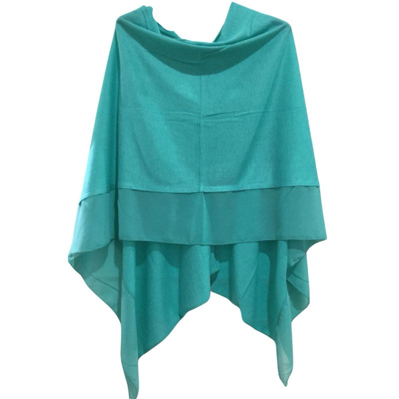 Turquoise Lightweight Poncho