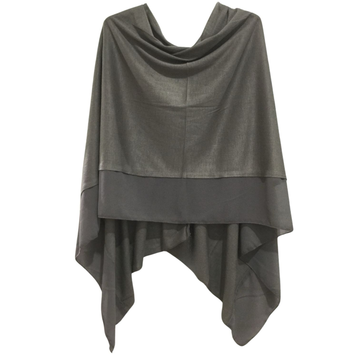 Fossil Grey Lightweight Poncho