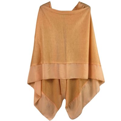 Melon Orange Lightweight Poncho