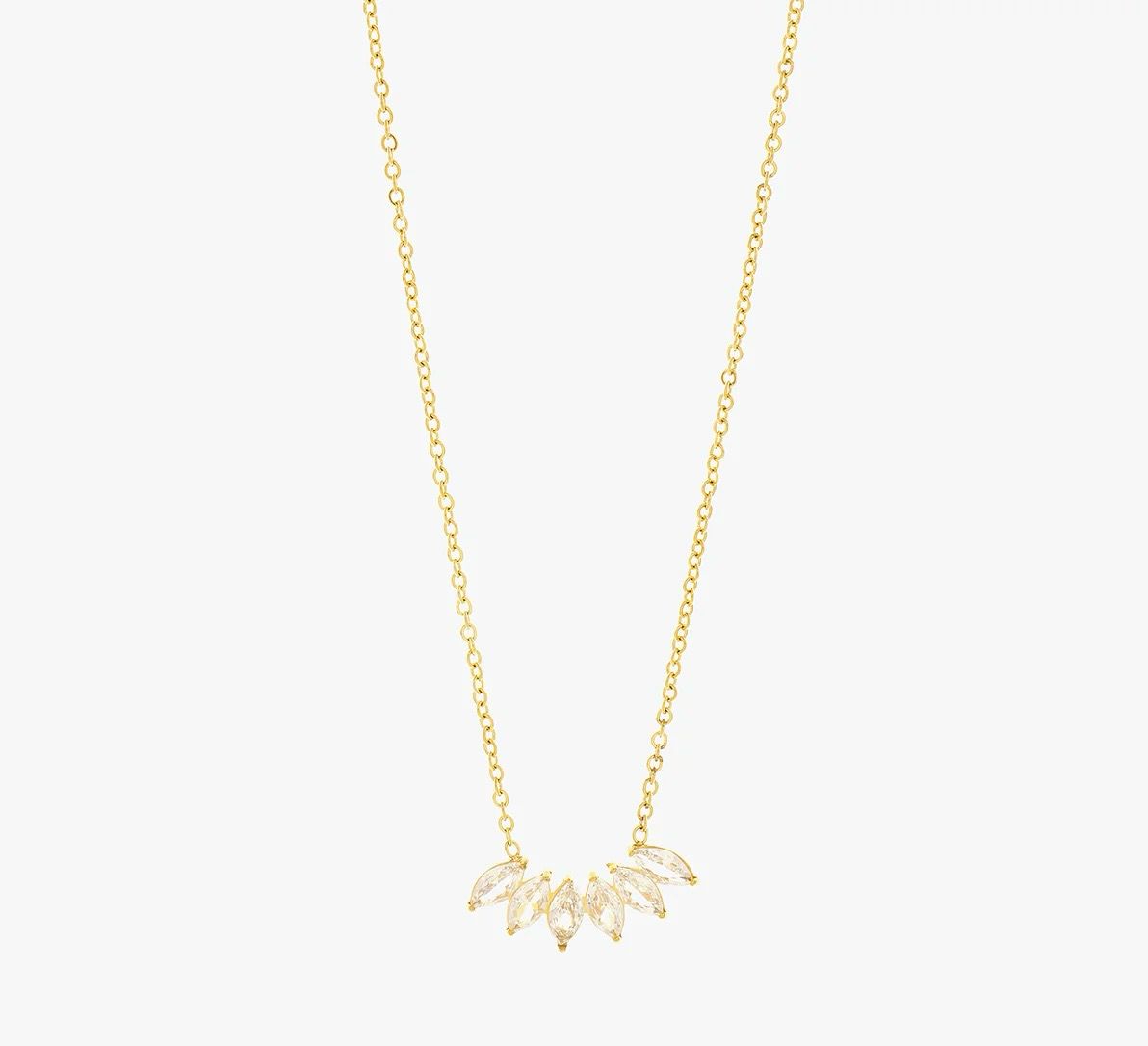 Gold Diamanté Pendant