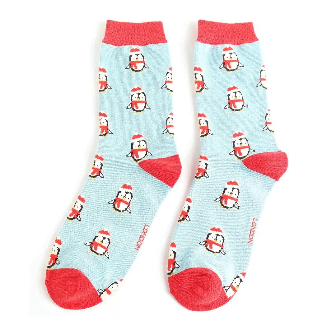 Cute Penguins Bamboo Socks