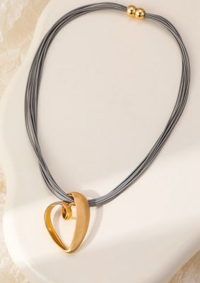 Magnetic Clasp Heart Necklace