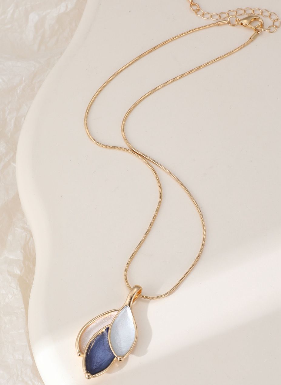 Gold Leaf Pendant