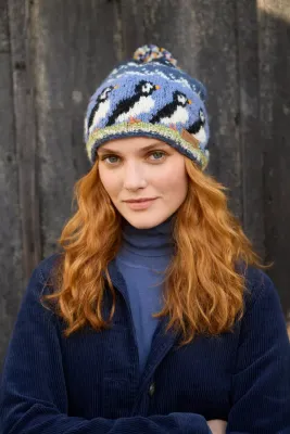 Puffin Bobble Beanie