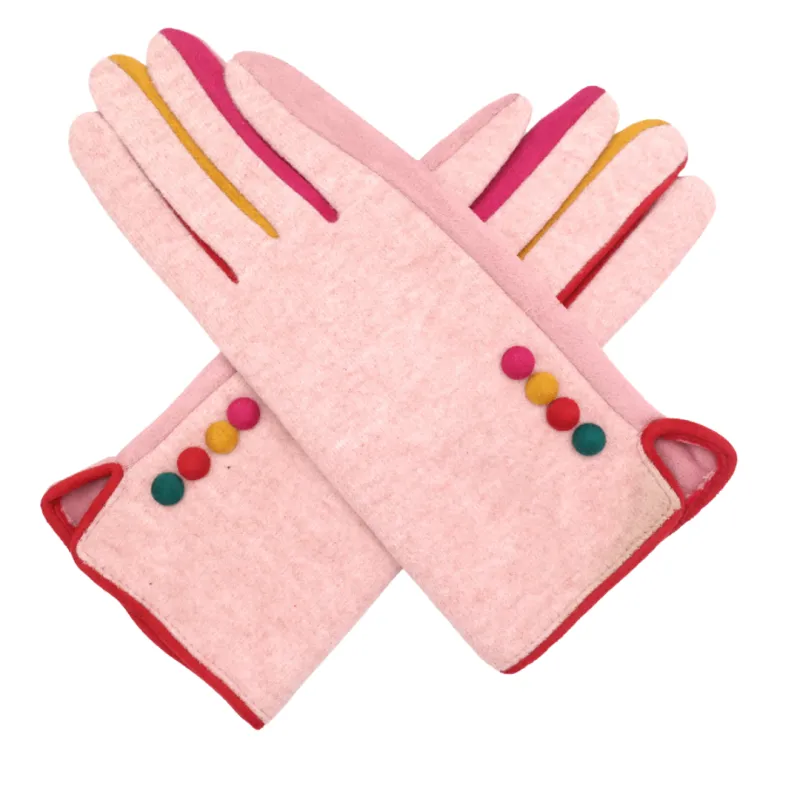 Pink Colour Finger Gloves