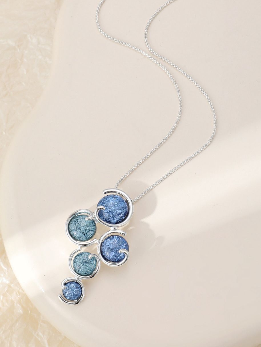 Blue Circle Pendant