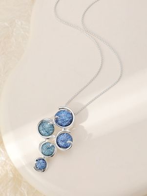 Blue Circle Pendant