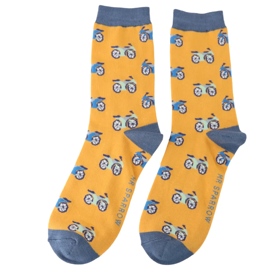 Motorbike Bamboo Socks