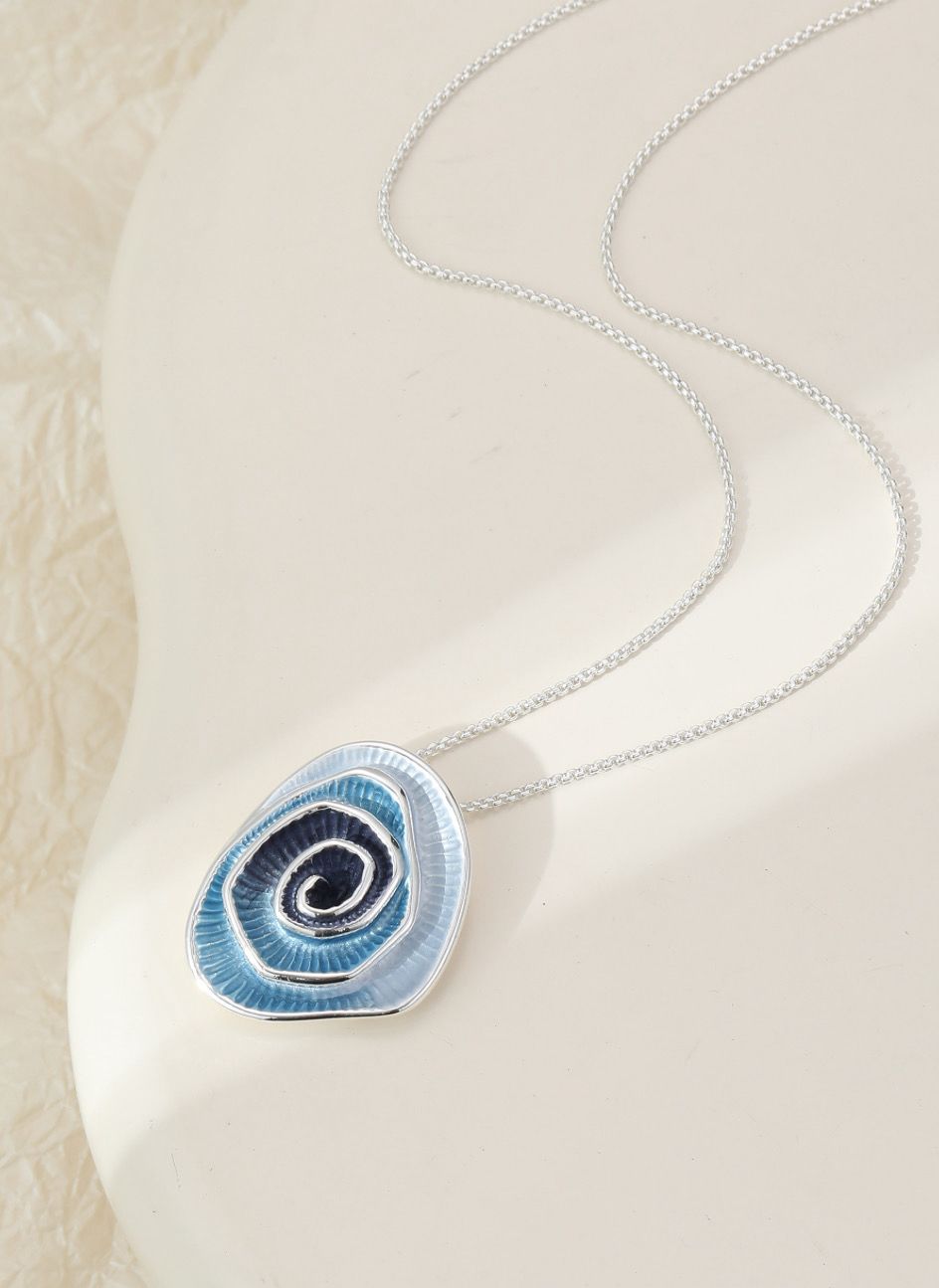 Blue Swirl Pendant