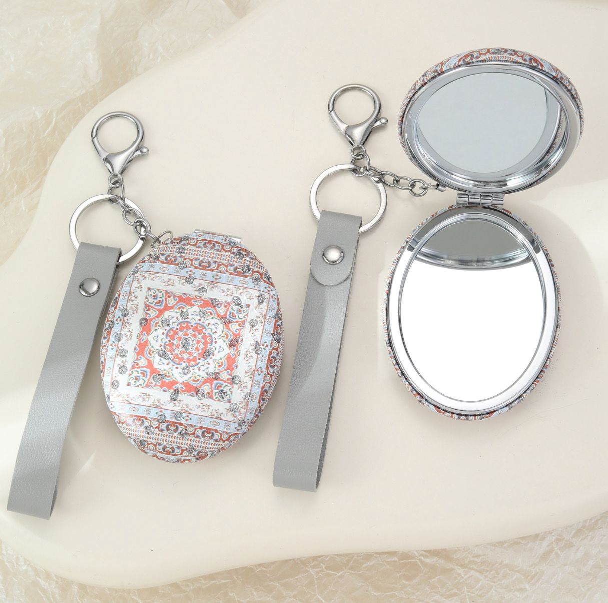 Luxury Oval Compact Mirror