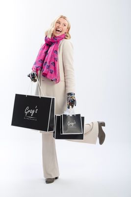 Pressed Flower Scarf - Fuchsia