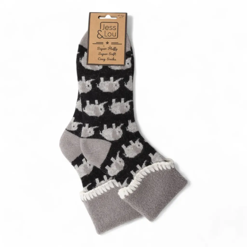 Elephant Cosy Cuff Socks