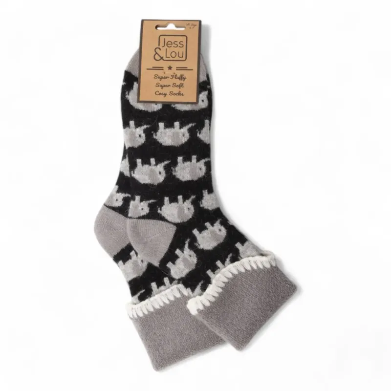 Elephant Cosy Cuff Socks