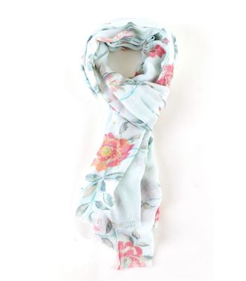 Pastel Flower Scarf